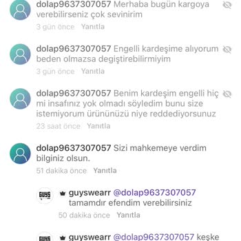 Değişim Talebi Ve Cayma Hakkı Sorunu