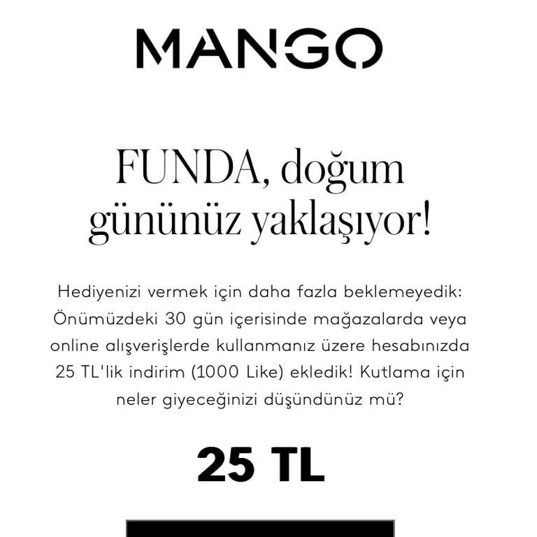 Mango'nun Hediye Çeki Hayal Kırıklığı