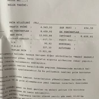 Haberim Olmadan Yapılan Ek Teminat
