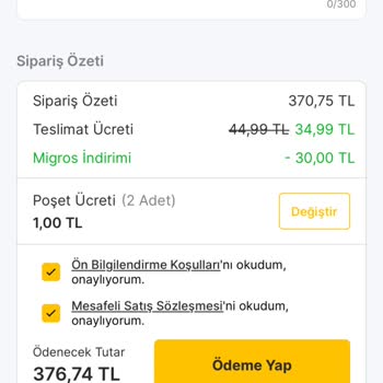 Migros Online'da Gizli Ücret Şoku!