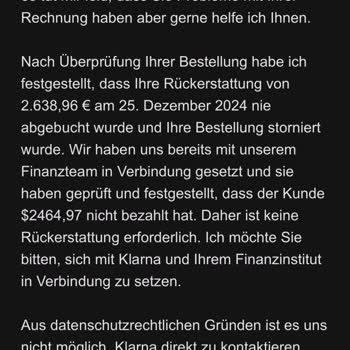 Seit 3 Monate warte ich auf Wayfair Rückerstattung