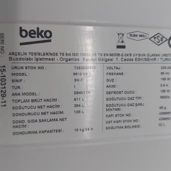 Beko Buzdolabında Kronik Motor Sorunu