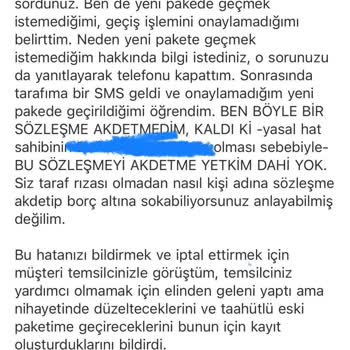 Türk Telekom Yanlış Paket Geçişi Ve Çözülmeyen Faturalandırma Sorunu