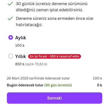 Canva Charged Me 25₺ for a Free Trial – How Do I Stop Future Payments?