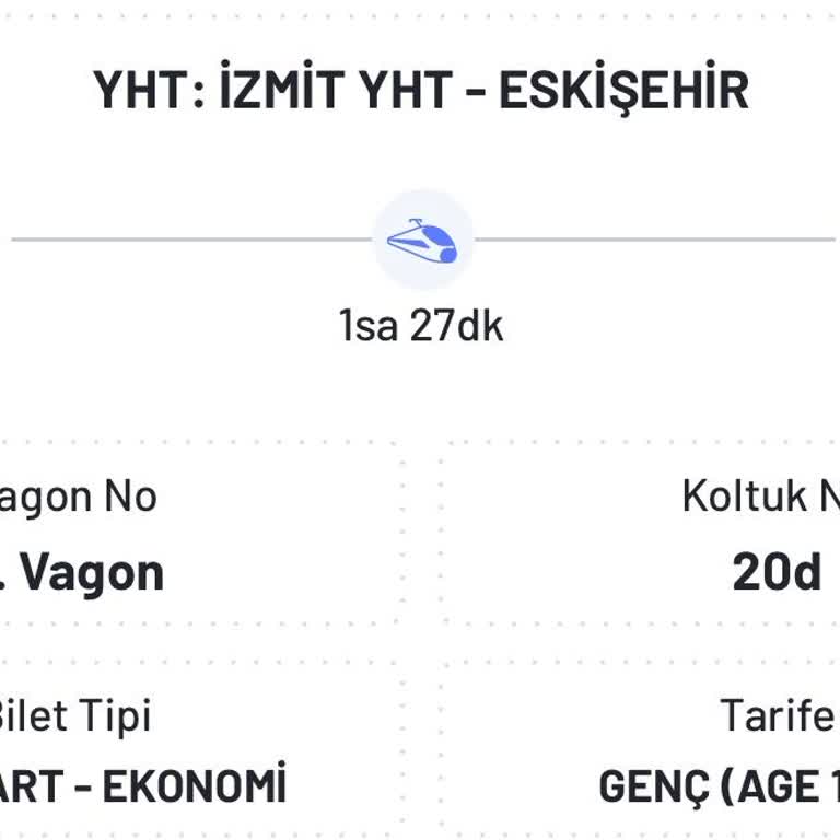 Tren Bileti Karmaşası: Vagon Yok, Yer Yok!