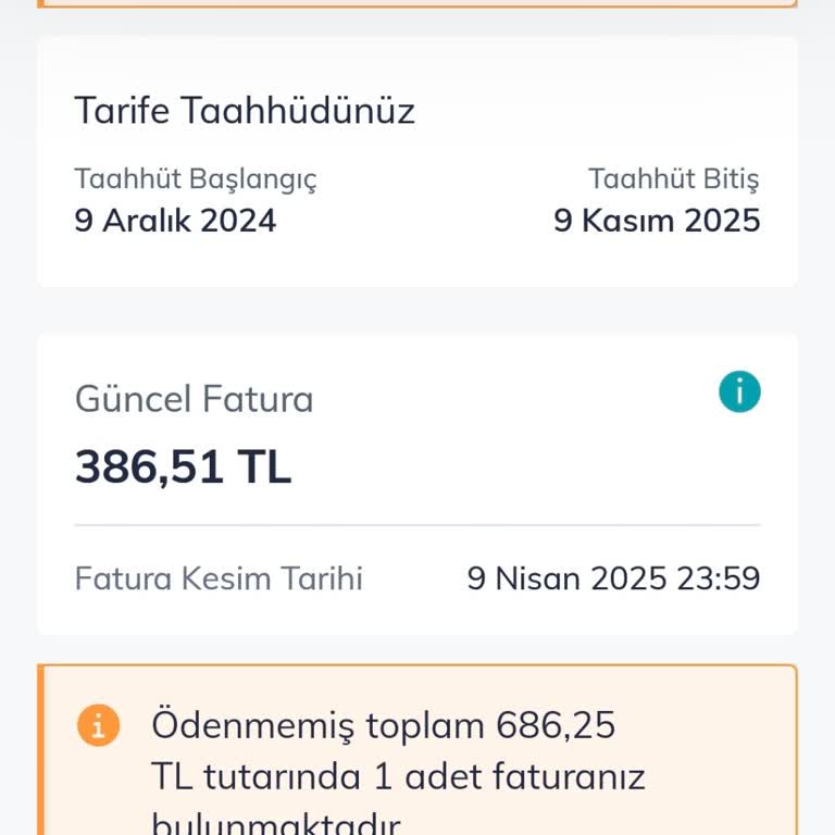 Sürpriz Faturalarla Karşılaşmak İstemiyorum!