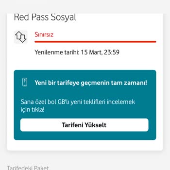 Sınırsız Pakette Beklenmedik İnternet Aşımı Sorunu