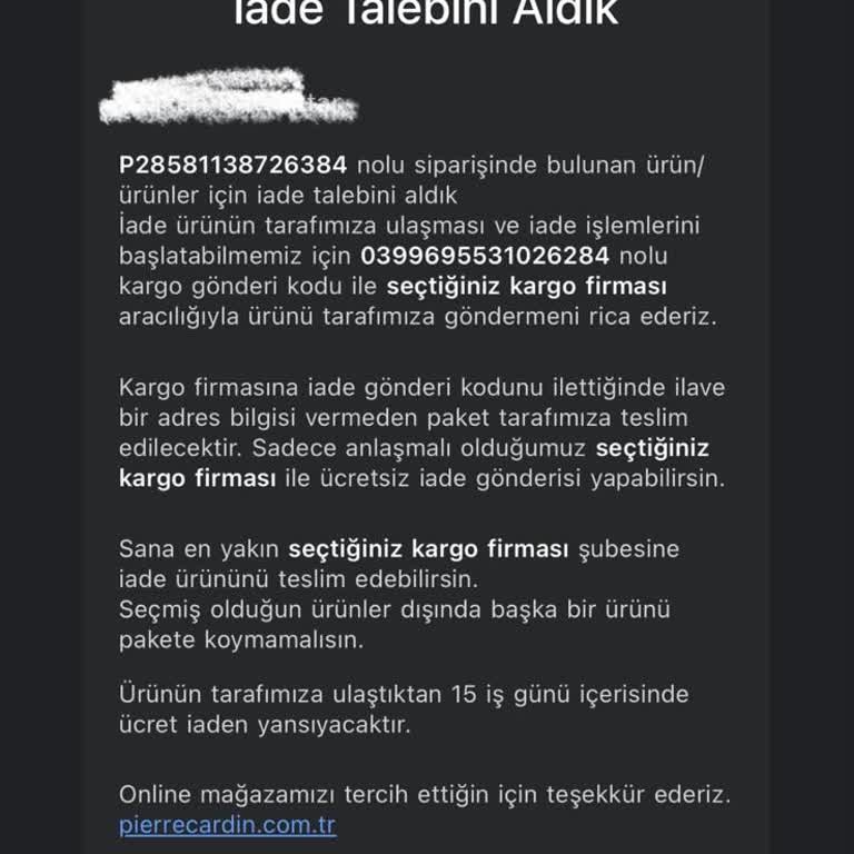 Yanlış Bilgilendirme Ve İade Sürecinde Yaşanan Mağduriyet