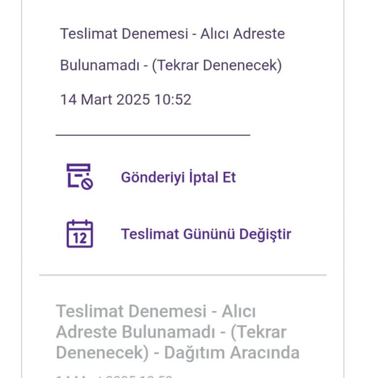 Hepsijet Kargo Teslimat Sorunu: Adresime Gelmeden 'Alıcı Bulunamadı' Notu