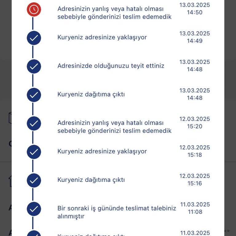 Aras Kargo'da Teslimat Sorunu Ve İade Mağduriyeti