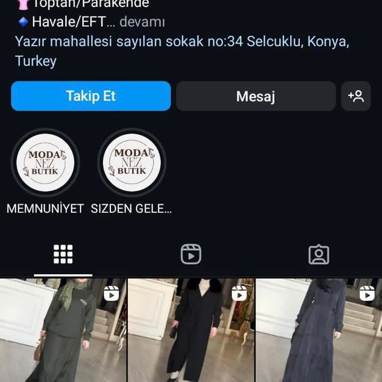 @modanezbutik Online Alışverişte Güven Sorunu Ve İade Problemi