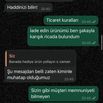 Müşteri Memnuniyeti Yerine Tehdit Ve Saygısızlık