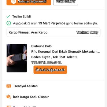 Aras Kargo'dan Teslim Edilmemiş Ürünler İçin Yanıltıcı Bildirim