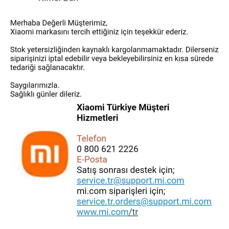 Xiaomi'nin Stokta Olmayan Ürün Satışıyla Müşteri Mağduriyeti