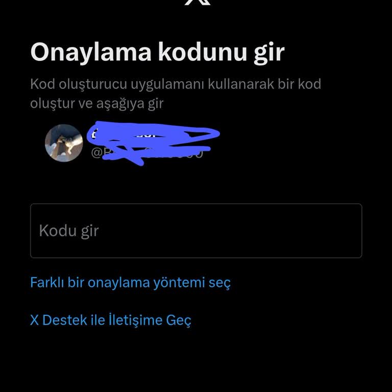 X Uygulamasında Onay Kodu Sorunu Çözülmüyor
