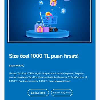 Yapı Kredi Kampanya Taahhüdünü Yerine Getirmiyor