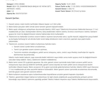 Yanlış Ürün Ve Eksik Parçalarla Mağduriyet