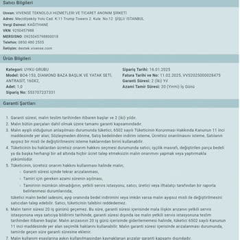 Yanlış Ürün Ve Eksik Parçalarla Mağduriyet