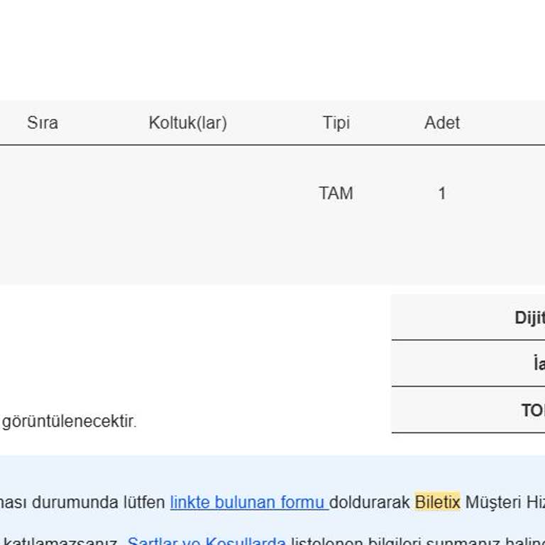 İade Edilebilir Bilet Mağduriyeti
