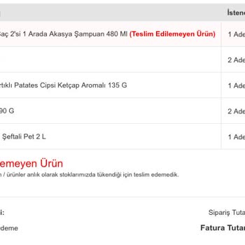 İade Sürecinde Sorumluluk Alınmıyor!