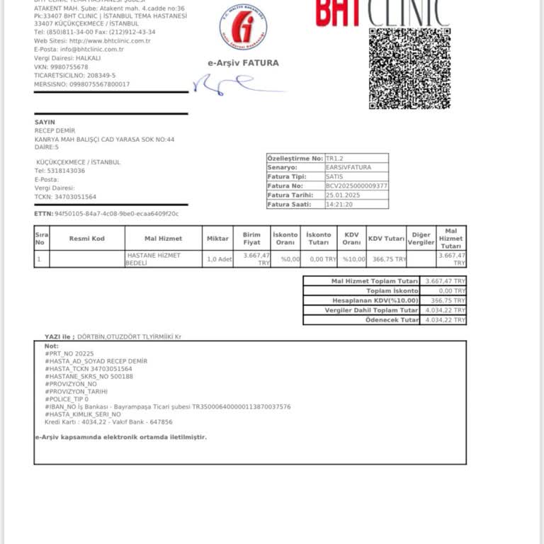 Hastane Hizmeti İçin Sigorta Onayı Sorunu