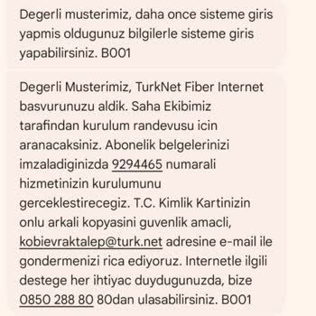 TurkNet Nakil Ve Kurulum Sürecinde Yaşanan Hayal Kırıklığı