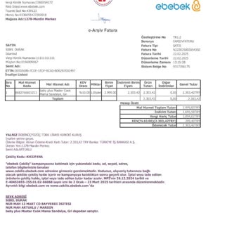 Teslim Edilmeyen Bebek Mama Sandalyesi