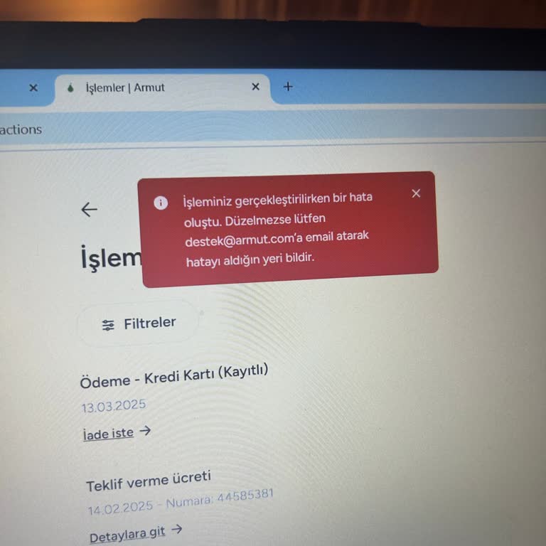 Armut Uygulamasında İade Sorunu Ve İletişim Eksikliği