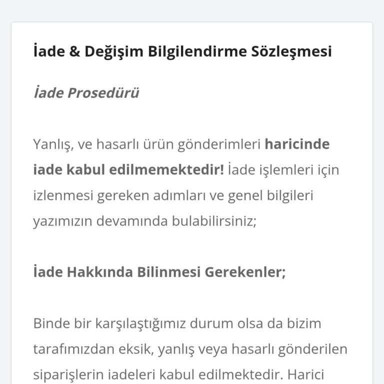 İade Taleplerine Yanıt Alamayan Müşteri