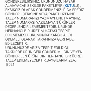 Termos Sorunu Ve Kargo Çilesi