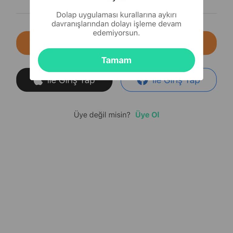 Dolap Uygulaması: Siparişlerim Ve Param Hakkında Belirsizlik