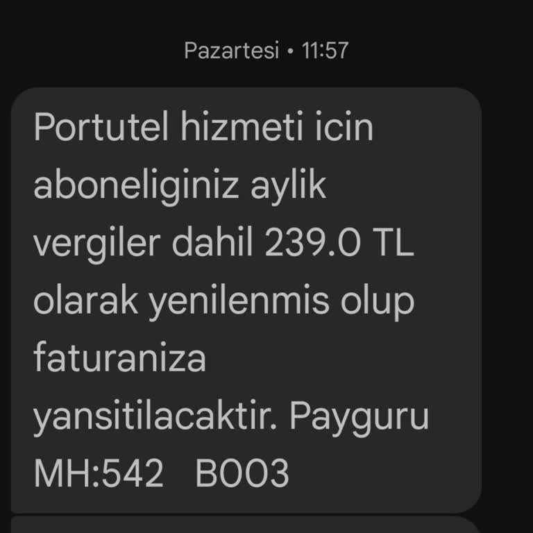 İzinsiz Portutel Aboneliği Ve Fatura Şoku