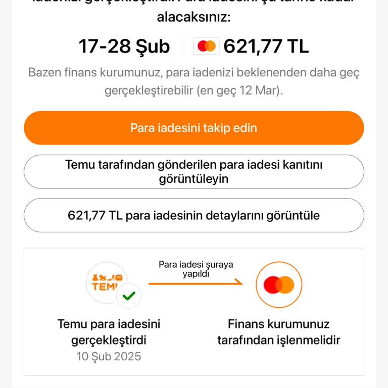 İptal Edilen Siparişin İadesi 1 Aydır Yapılmadı