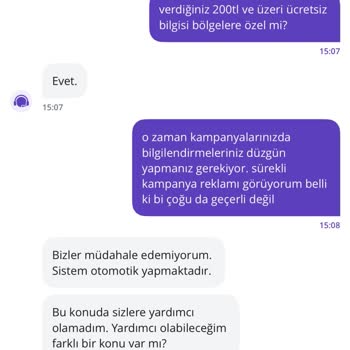 Getir Kampanyası Yanıltıcı Bilgilendirme Ve Ücret Kesintisi