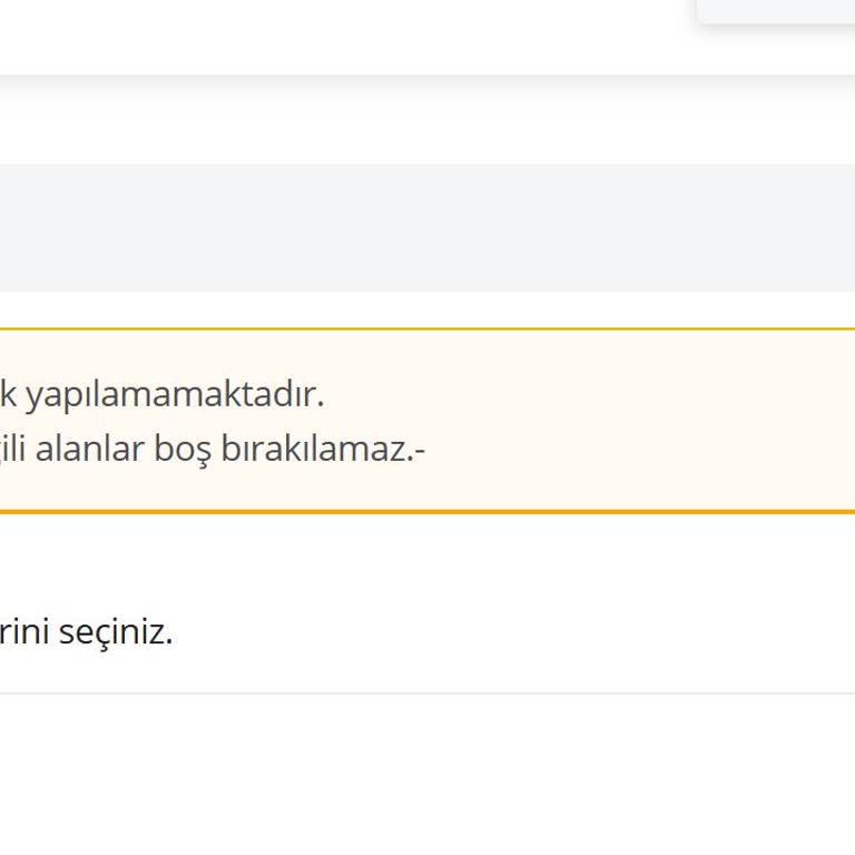 E-Devlet Abonelik Başvurusunda Sistem Hatası