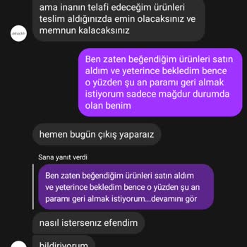 Aisha. Club Paramı İade Etmiyor Ve İletişim Kurmuyor