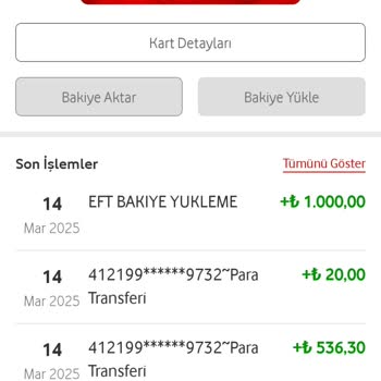 Vodafone Pay Kart Blokesi Nedeniyle Kullanılamıyor
