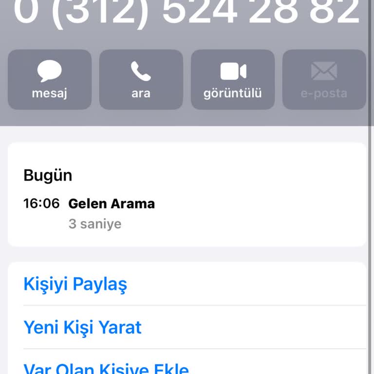 Bilinmeyen Numaradan Gelen Sessiz Arama Ve Sorumluluk Reddi