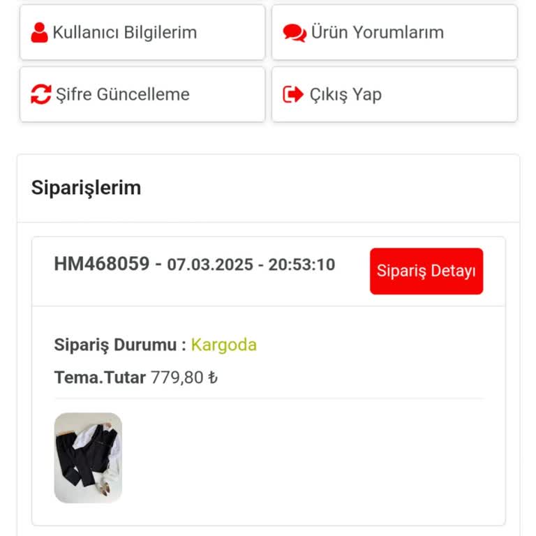 Hepsi Moda Yanlış Ürün ve Kargo Sorunu