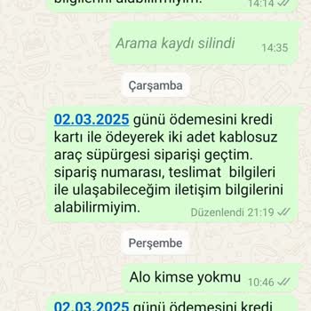 Siparişim Gönderilmedi, İletişim Kurulamıyor!