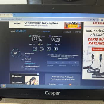 Turkcell Superonline'dan Beklenen İnternet Hızını Alamıyorum