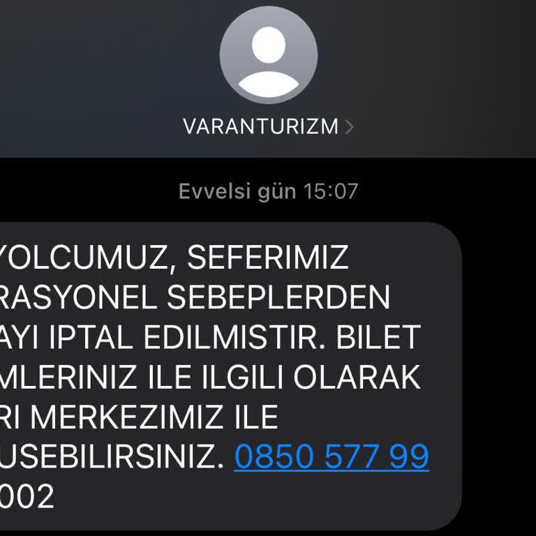 Varan Turizm İle Sürekli Hayal Kırıklığı