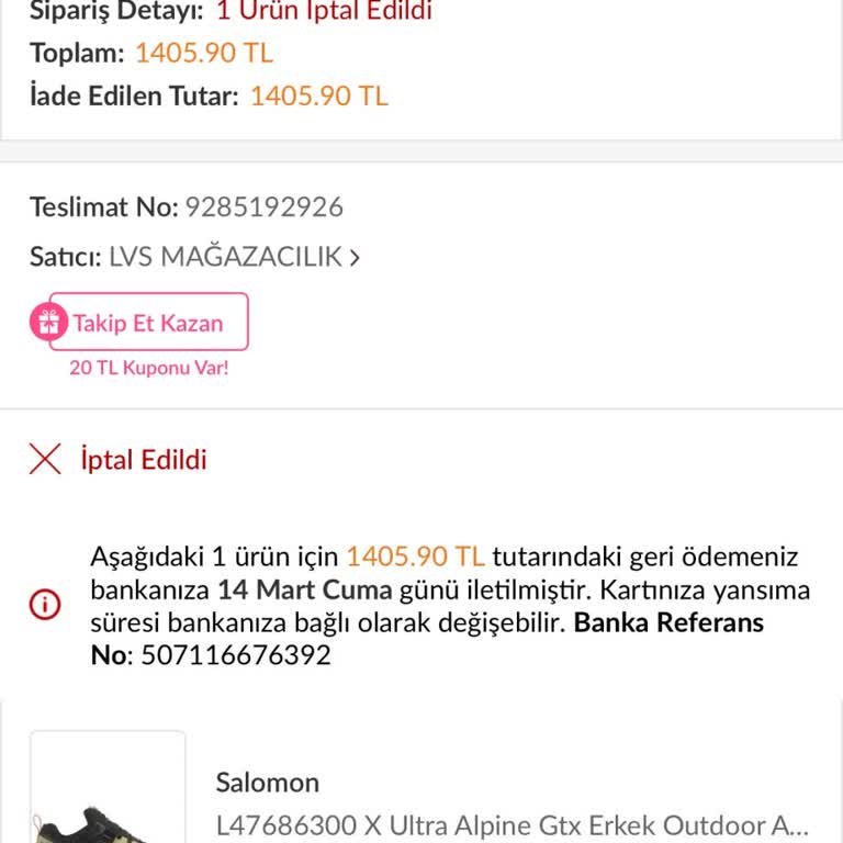 Trendyol Sipariş İptali Ve Satıcı İletişim Sorunu