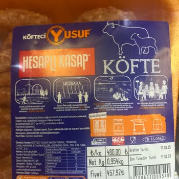 Köfteci Yusuf'tan Eksik Ürün Ve Yanıltıcı Fiyatlandırma