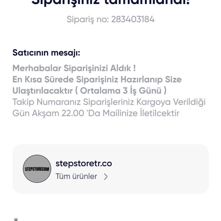 İade Talebi Karşılanmayan Ayakkabı Siparişi