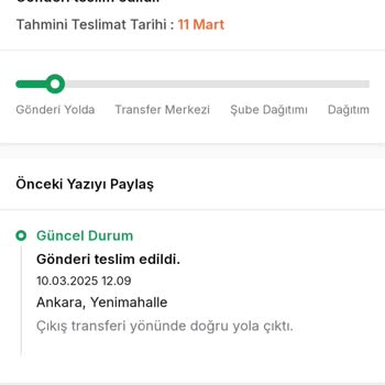 Teslim Edilmeyen Ürün Ve Sorumsuz Kargo Hizmeti