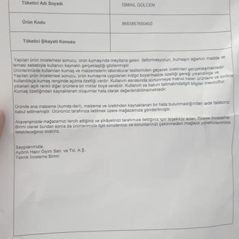 Pierre Cardin Pantolonunda Beyazlaşma Sorunu