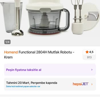 Yanıltıcı Ürün Görseli: Homend Mutfak Robotu Sorunu