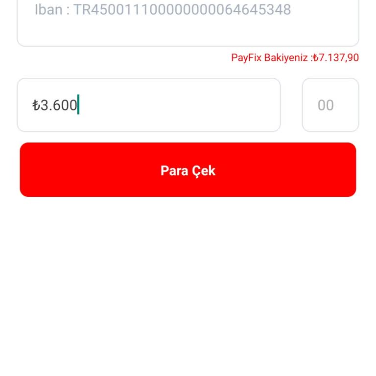 Payfix Hesabındaki Parayı Bankaya Aktaramama Sorunu