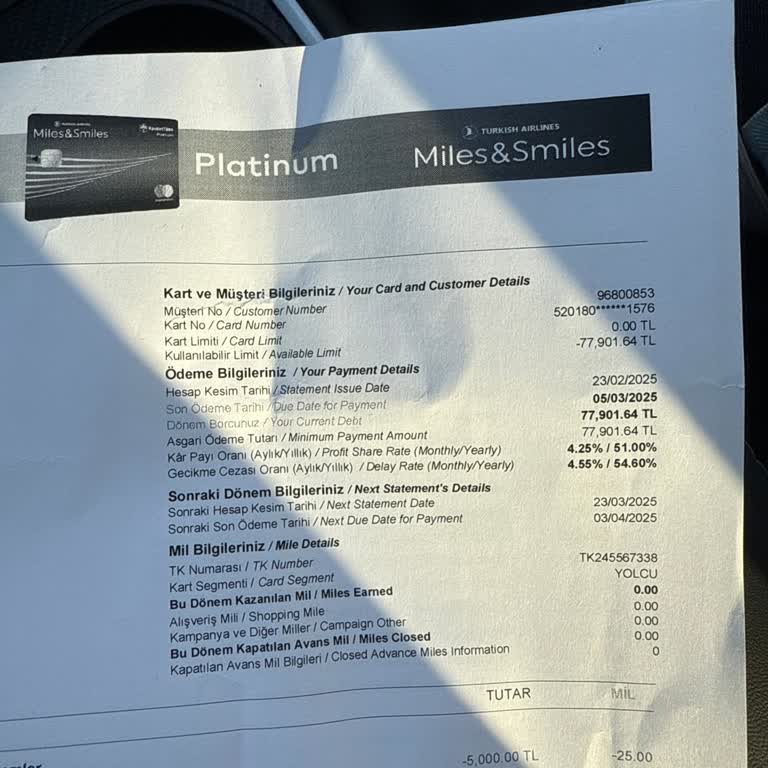 Kredi Kartı Limiti Aşıldı, Yanlış Borçlandırma